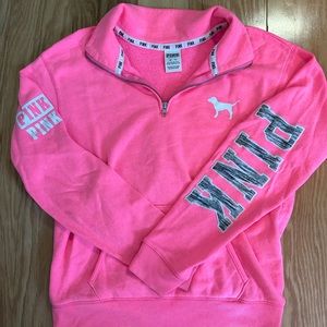 Victoria’s Secret Pink quarter zip sweatshirt size XS